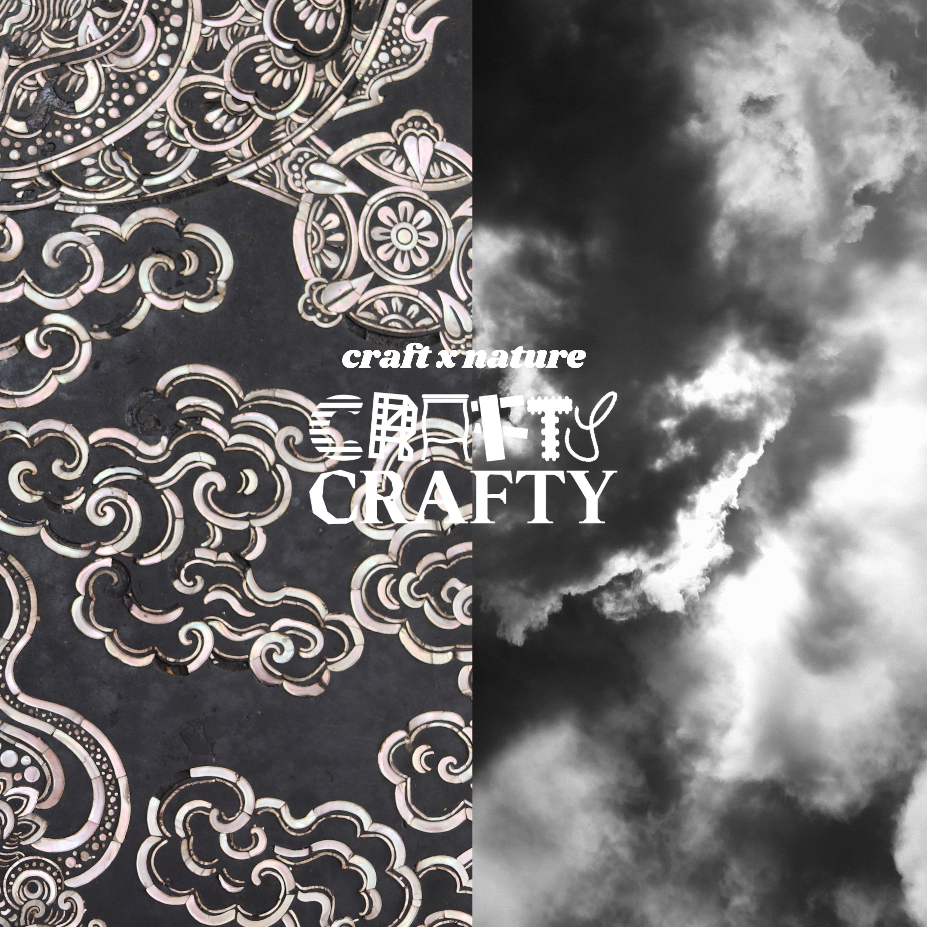 Crafty Crafty Traditional Craft Mother of Pearl Inlay x Dark Sky